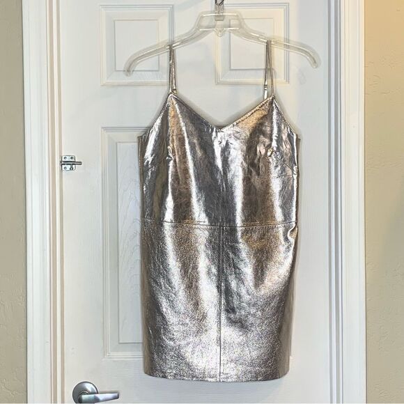 Walter Baker Vana Dress in Silver Size Medium - Picture 13 of 15